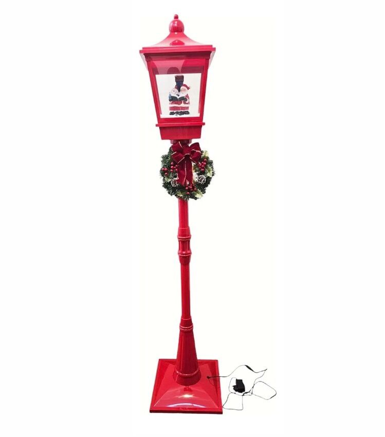 Farol Navideño Con Guirnalda, Luz Led Y Sonido 186cm - Imagen 3