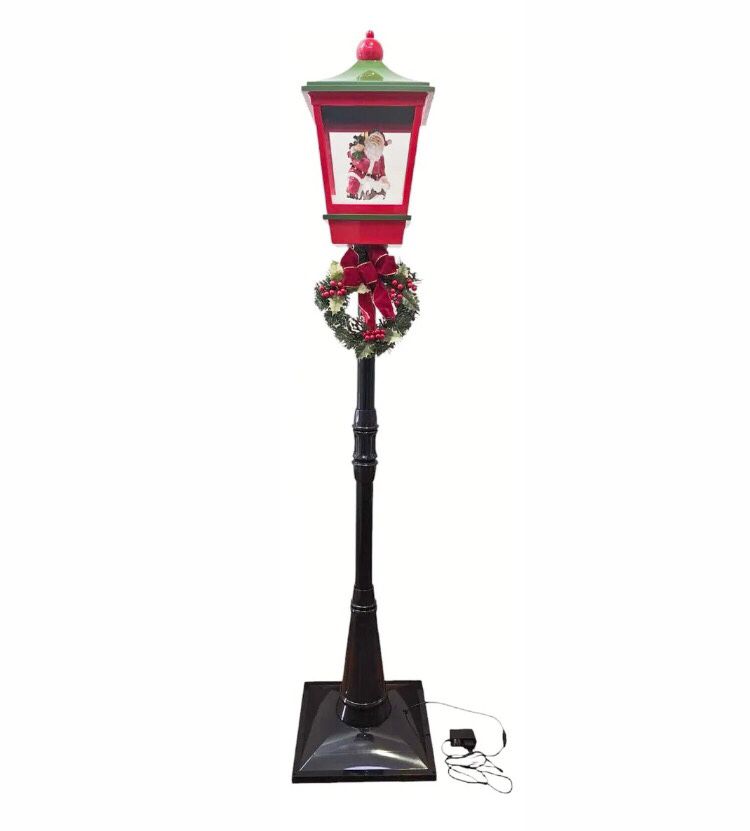 Farol Navideño Con Guirnalda, Luz Led Y Sonido 186cm - Imagen 2
