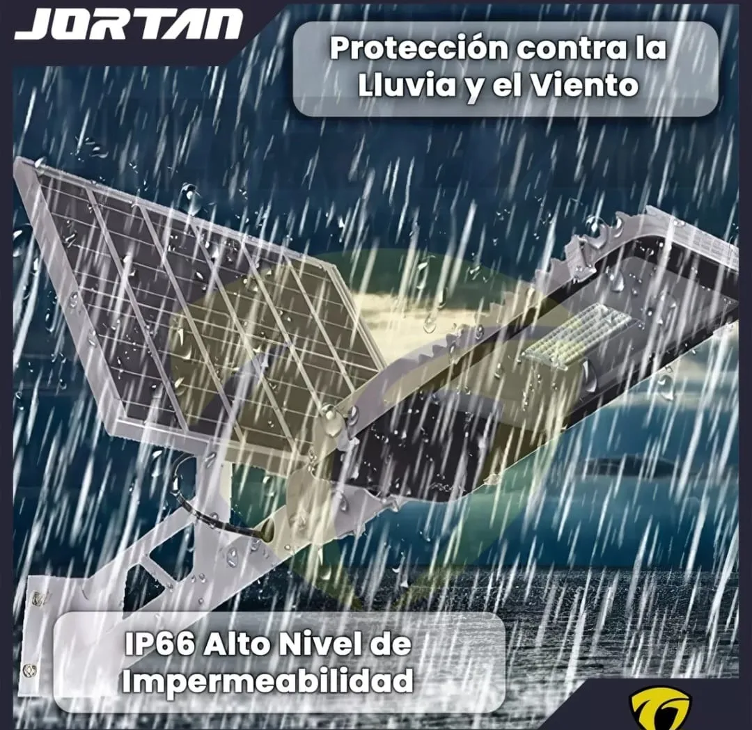 Foco Led Solar Potentes 100w Ip66 Jortan - Imagen 2
