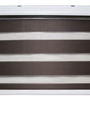 Cortina Persianas Rollar Blinds Diseño Cebra Marrón 180x200