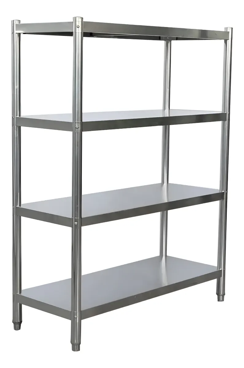Estante Organizador Multiusos 4 Niveles120x50x150 Acero Inoxidable