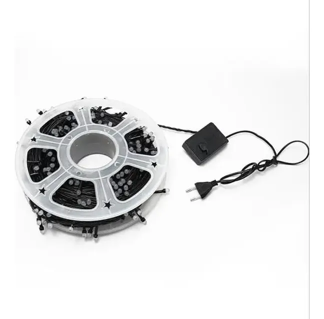 Luces Led Navideñas Decorativas Flores Enrrollables 100mts - Imagen 4