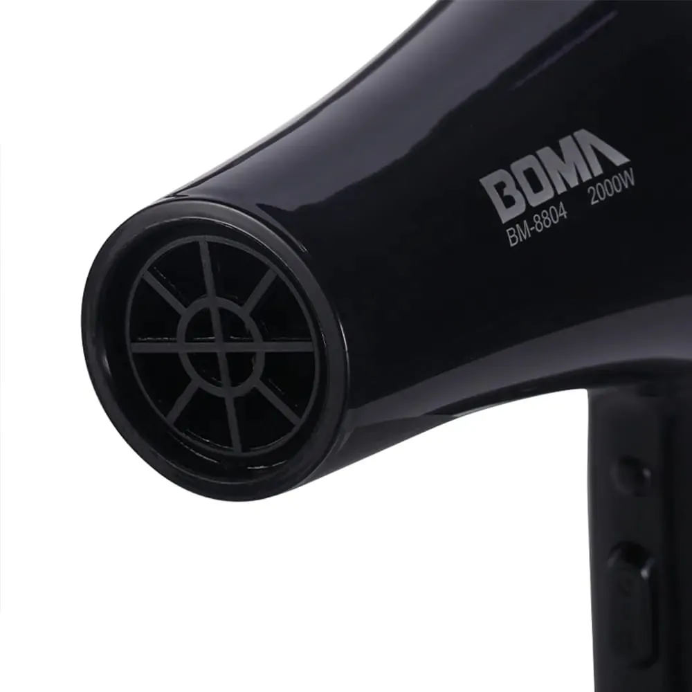 Secador De Cabello Profesional Boma 3velocidades 2000w Negro - Imagen 4