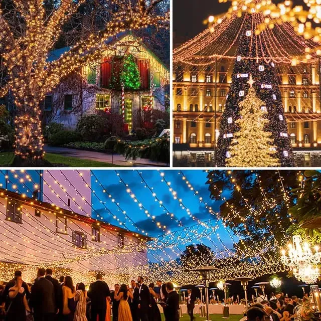 Luces Led Solar Decorativas Navideñas Calidas 9 Mts - Imagen 4