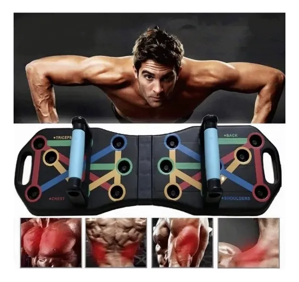 Soporte Push Up Board Multifuncional De Flexiones - Imagen 4
