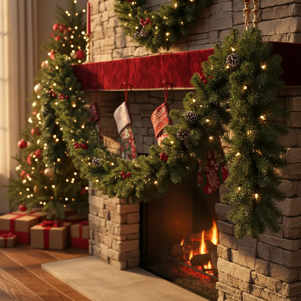 Guirnaldas Para Decoraciones Navideñas 70 Cm - Imagen 2