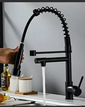 Grifo Llave Lavaplatos Cocina Monomando 360° Flexible 46cm