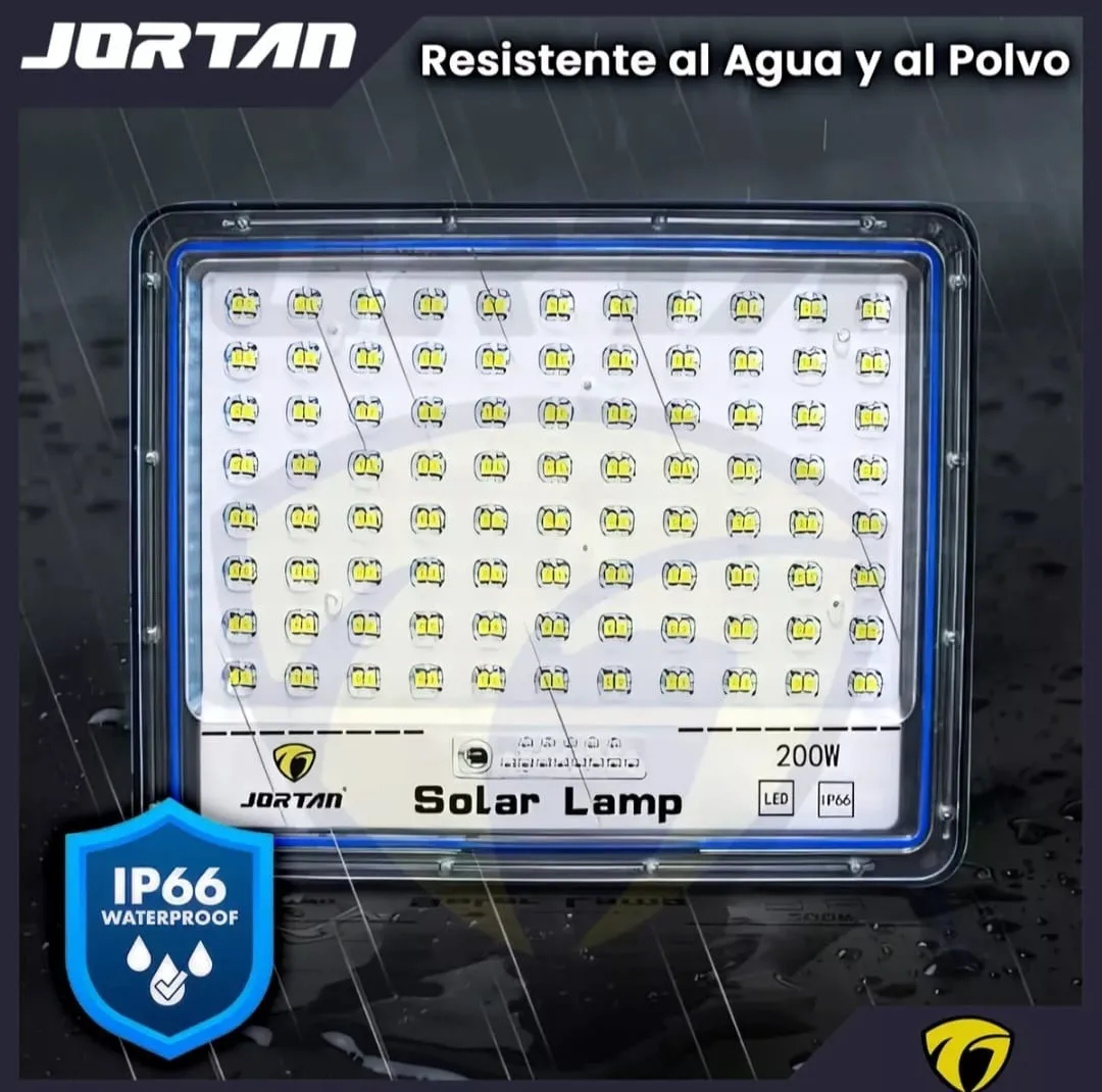 Focos Solares Potentes 200w Ip66 Jortan - Imagen 6