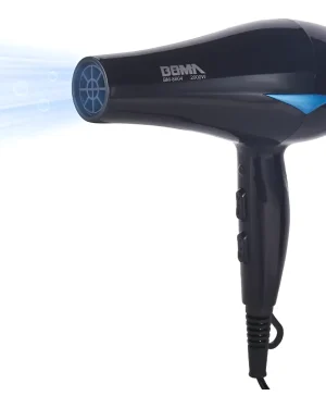 Secador De Cabello Profesional Boma 3velocidades 2000w Negro