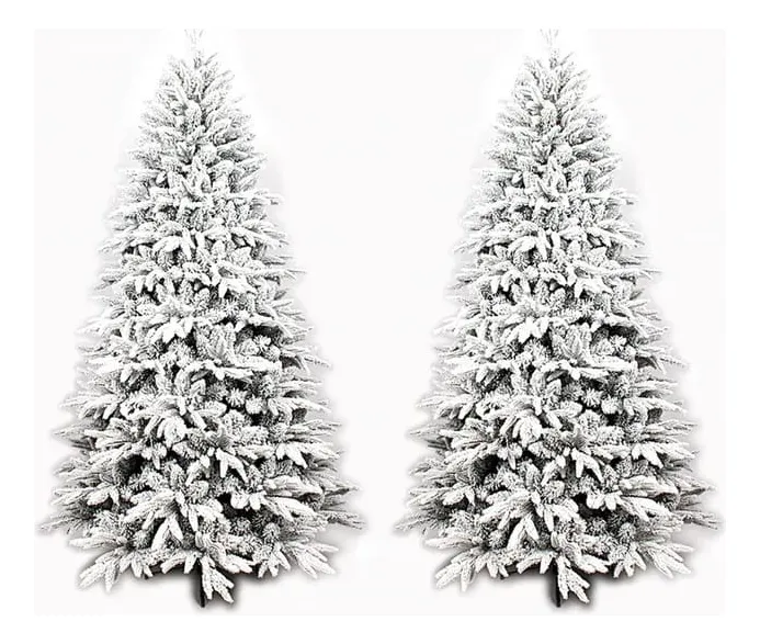 Árbol De Navidad Nieve Invernal 180 Cm Con Ramas Abundante - Imagen 4