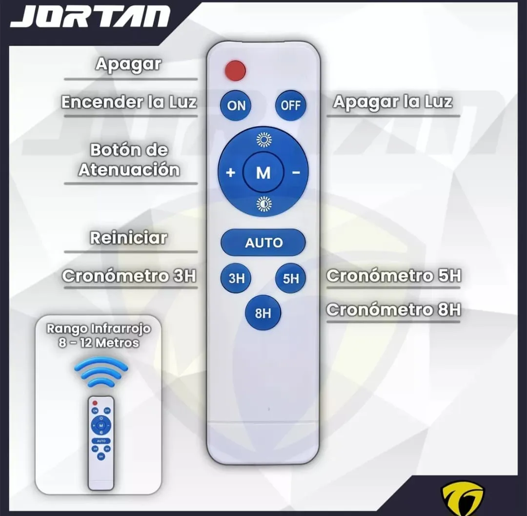 Focos Solares Potentes 200w Ip66 Jortan - Imagen 8