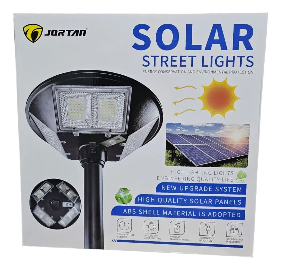 Foco Solar Exterior Sensor Oscuridad 200w Ip66 Jortan - Imagen 10