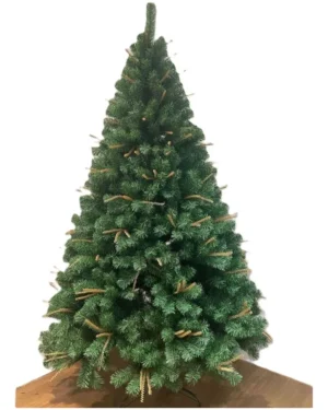 Arbol De Navidad Decorativo Con Ramas De Dos Tonos 150cm