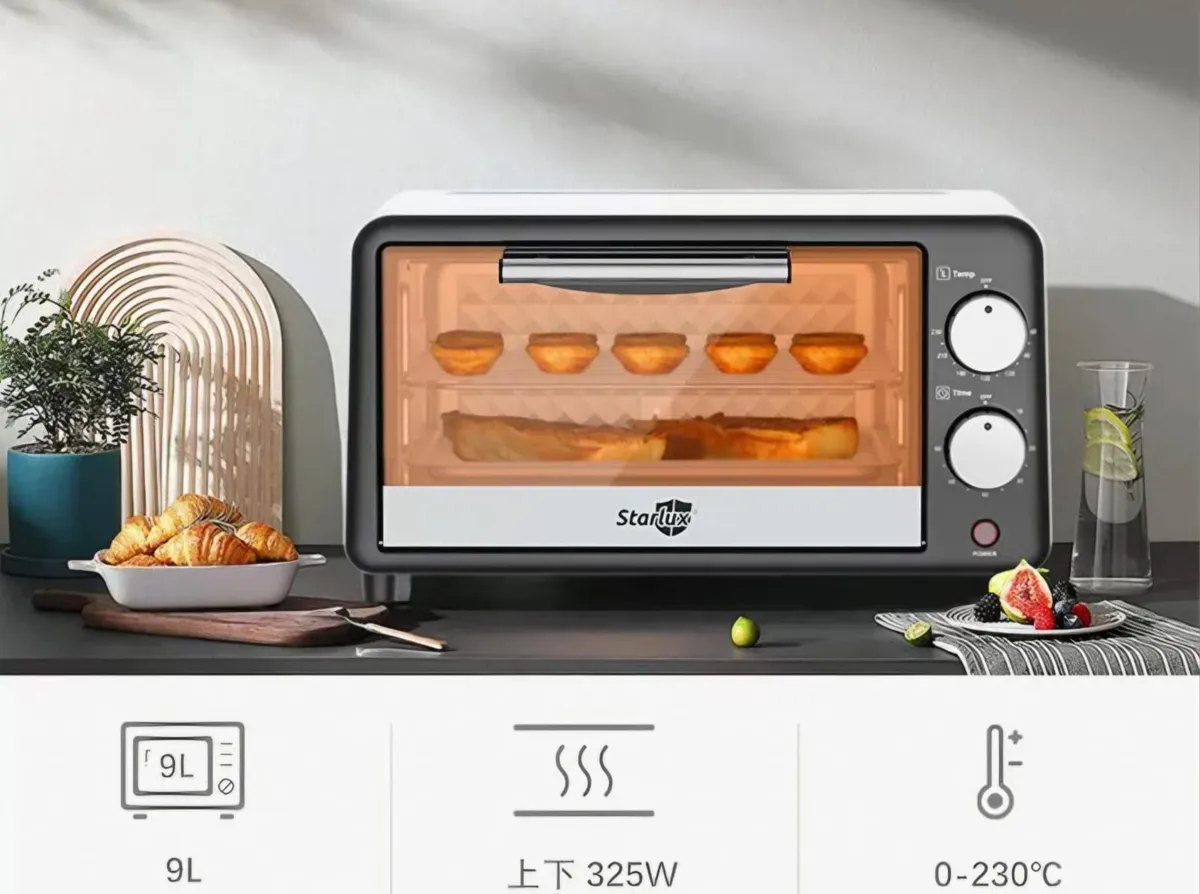 Horno Eléctrico 9l 220v-240v Compacto, Rápido Y Funcional Agregar a favoritos 3.7 - Imagen 3