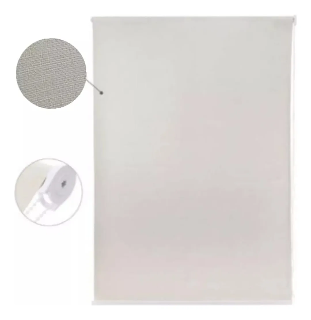 Cortinas Roller Texturizada Black Out 60cmx200cm - Imagen 2