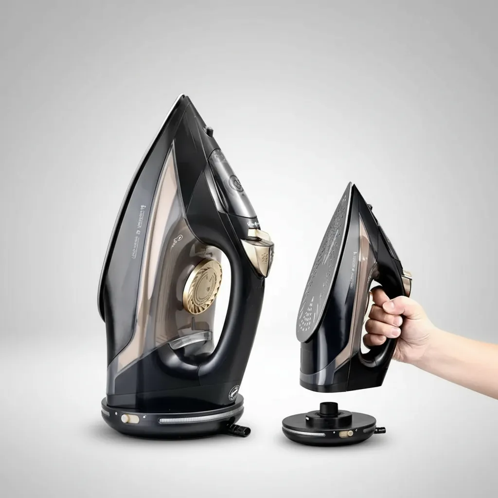 Plancha De Ropa Ligera A Vapor Soporte De Cerámica 1500w - Imagen 2