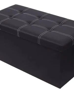 Organizador Sillón Baúl Plegable En Cuero Sintetico