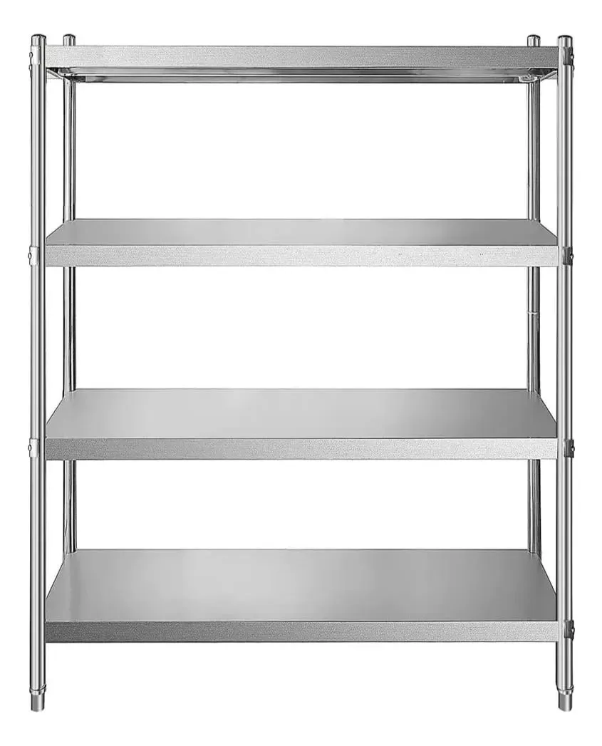 Estante Organizador Multiusos 4 Niveles120x50x150 Acero Inoxidable - Imagen 3