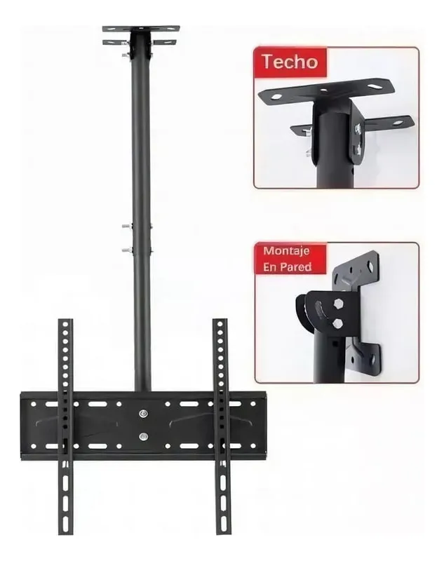 Soporte De Techo Para Tv/monitor De 26 -60 Negro/360° - Imagen 7