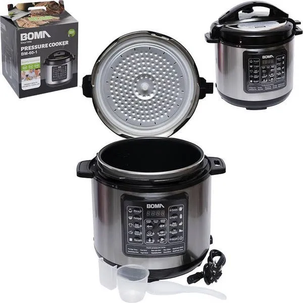 Olla De Presión Multiuso 6 Litros 1000w Boma - Imagen 2