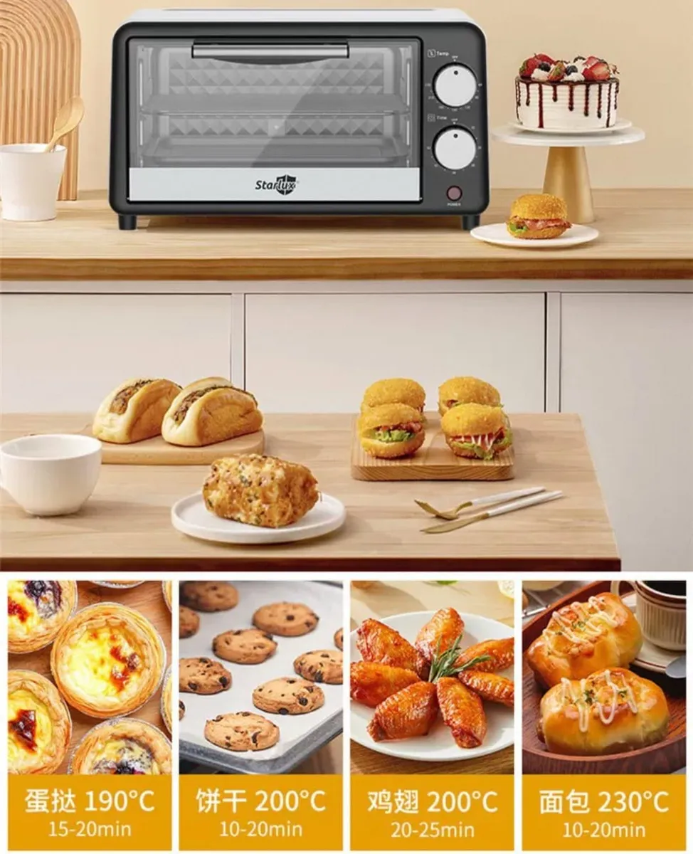 Horno Eléctrico 9l 220v-240v Compacto, Rápido Y Funcional Agregar a favoritos 3.7 - Imagen 5