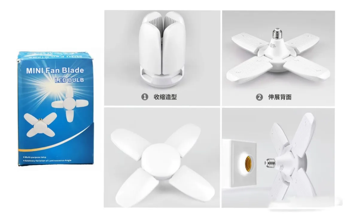 Foco Led 28w Estilo Pétalo Multiángulos - Imagen 2