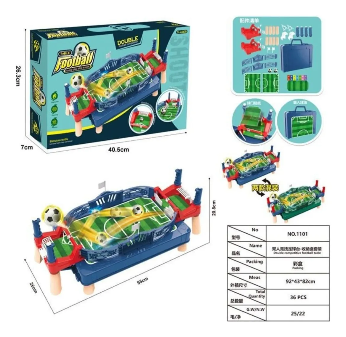 Juego De Mesa Serie Deportiva De Fútbol Infantil - Imagen 2