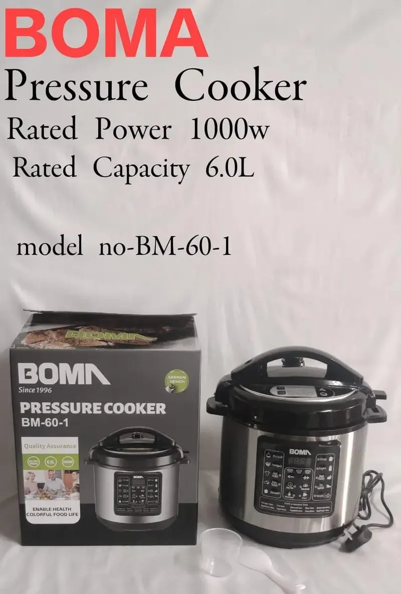 Olla De Presión Multiuso 6 Litros 1000w Boma - Imagen 3