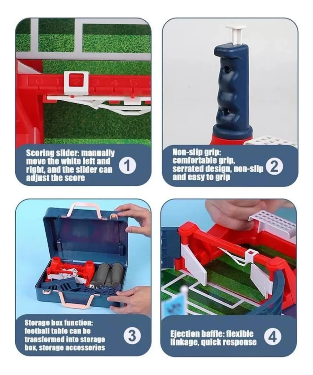 Juego De Mesa Serie Deportiva De Fútbol Infantil - Imagen 4