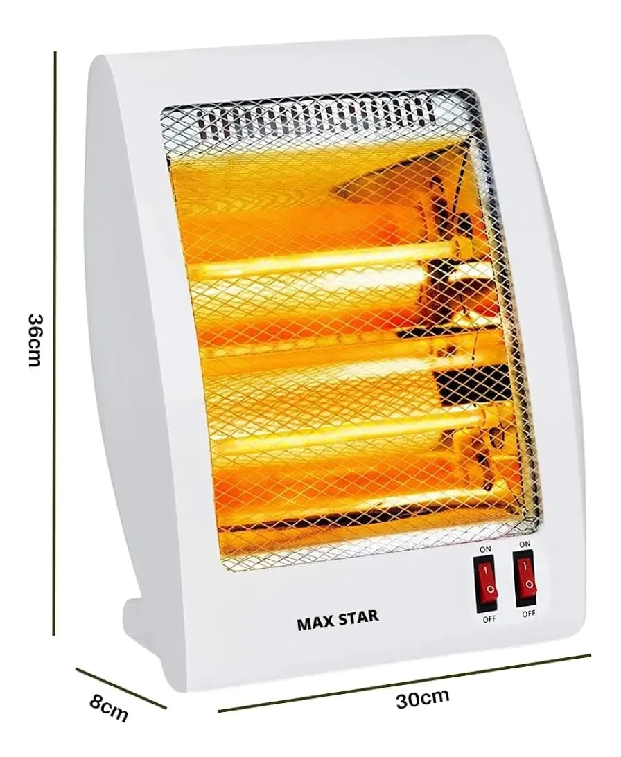 Estufa Calefactor 2 Niveles De Calor 800w - Imagen 7