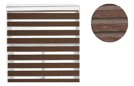 Cortina Persianas Rollar Blinds Diseño Cebra Marrón 200x200 - Imagen 4