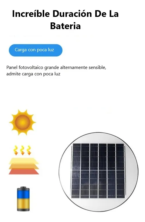 Foco Solar Exterior Sensor Oscuridad 200w Ip66 Jortan - Imagen 6