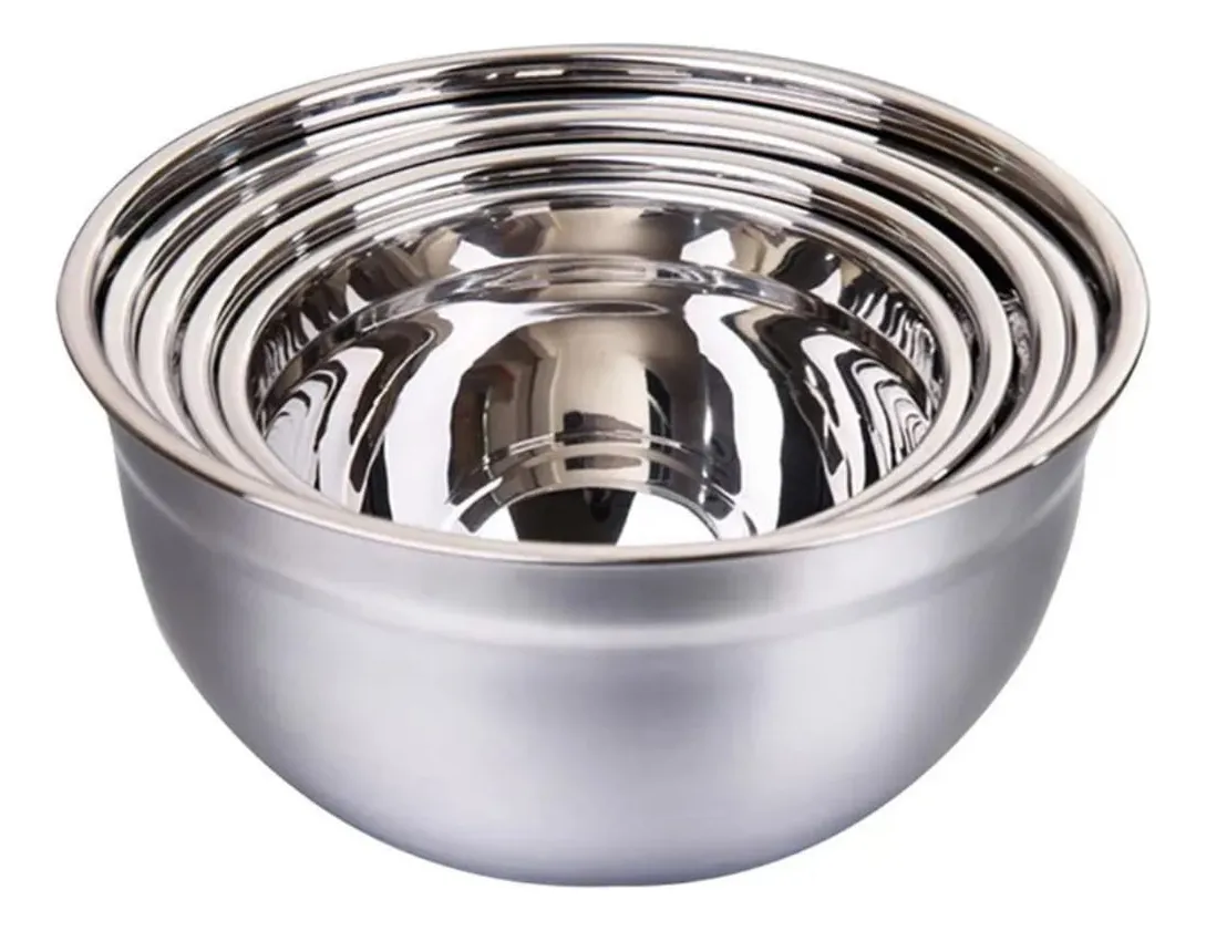 Bowl Acero Inoxidable Para Mezclas Multiuso 29.8x13.5 - Imagen 2