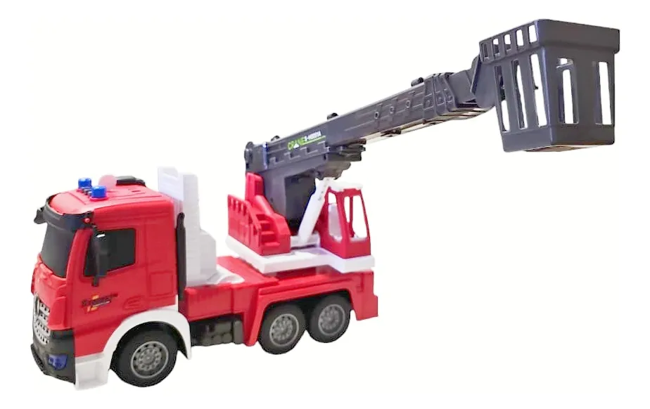Juguete Camion Monta Carga Con Escalrea Giratoria Luz Y Sonido - Imagen 4