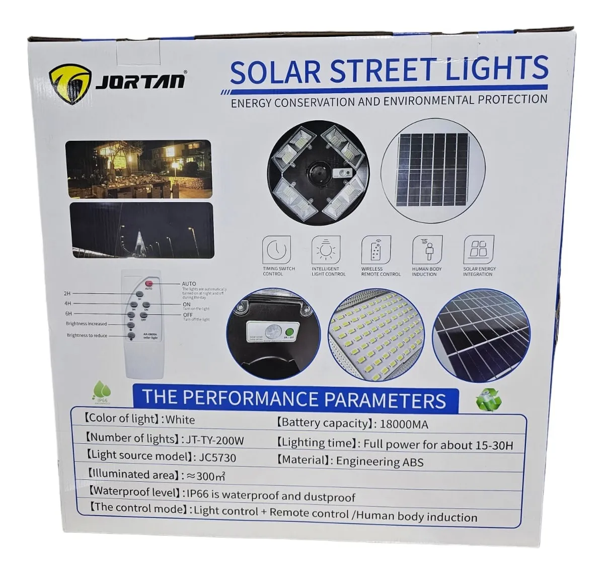 Foco Solar Exterior Sensor Oscuridad 200w Ip66 Jortan - Imagen 9