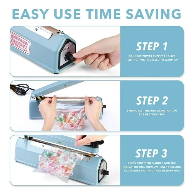 Selladora De Bolsa Por Impulso Electrónico De Precisión. - Imagen 3