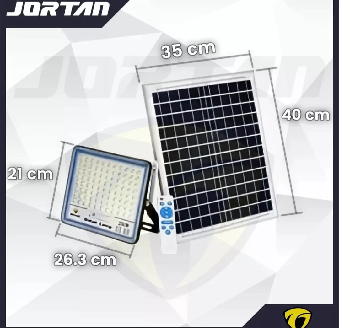 Focos Solares Potentes 200w Ip66 Jortan - Imagen 2
