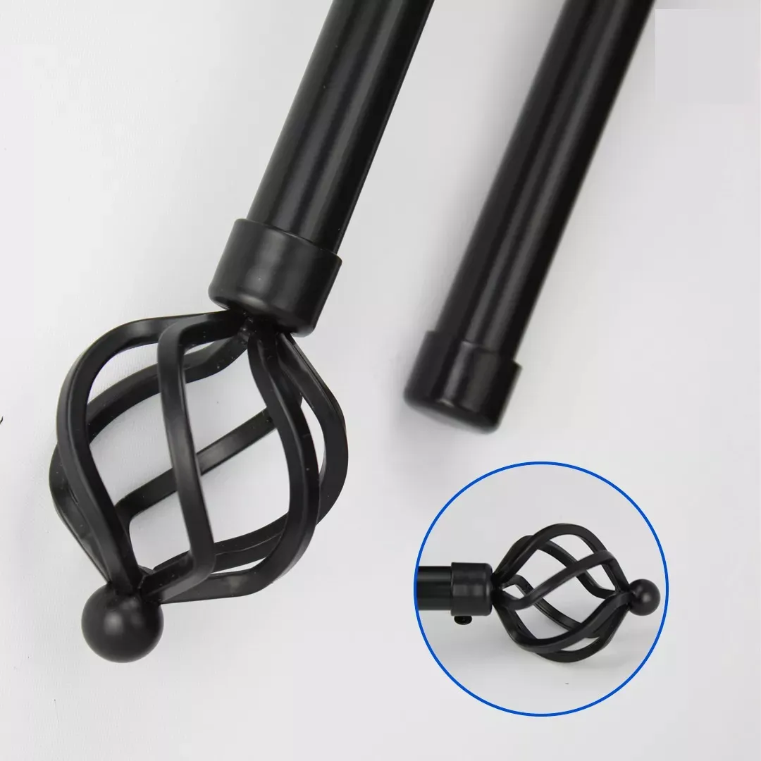 Barra De Cortina Metálica Doble Con Argollas 3mts - Imagen 4