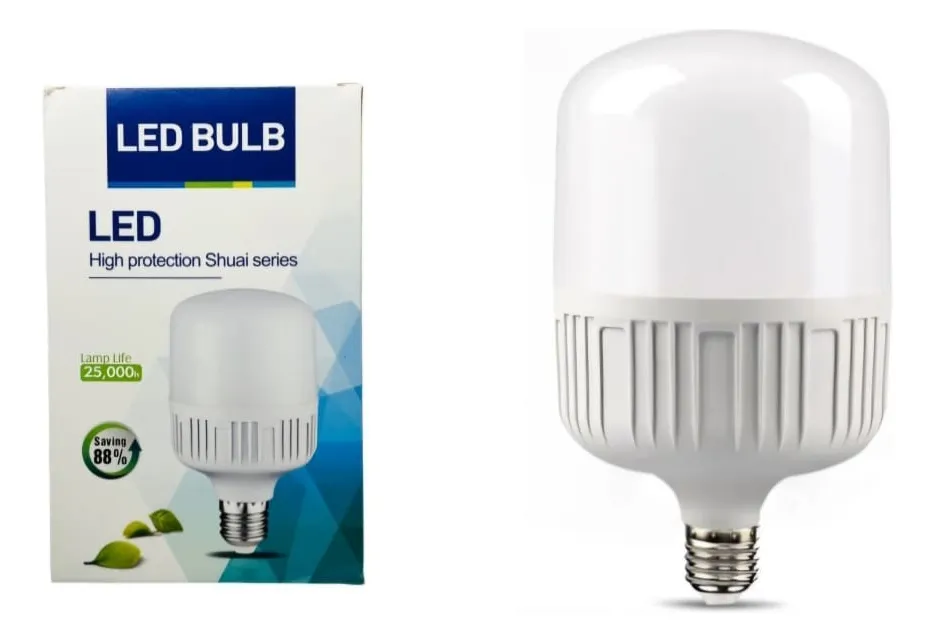 Ampolleta Led De 50w. - Luz Fría / Gti Modelo Color Blanc0 - Imagen 2