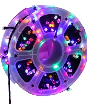 Luces Led Navideñas Decorativas Flores Enrrollables 100mts