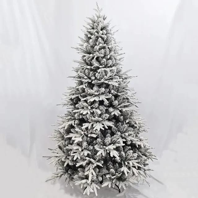 Árbol De Navidad Nieve Invernal 180 Cm Con Ramas Abundante - Imagen 2
