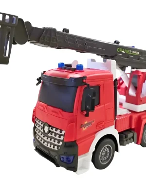 Juguete Camion Monta Carga Con Escalrea Giratoria Luz Y Sonido