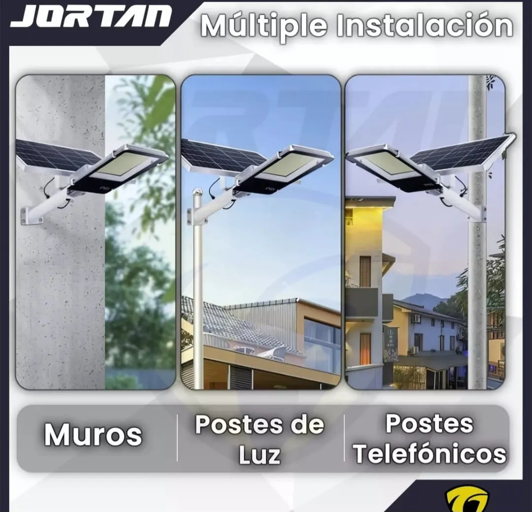 Foco Led Solar Potentes 100w Ip66 Jortan - Imagen 5