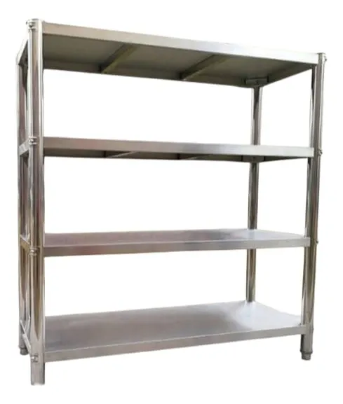Estante Organizador Multiusos 4 Niveles120x50x150 Acero Inoxidable - Imagen 6