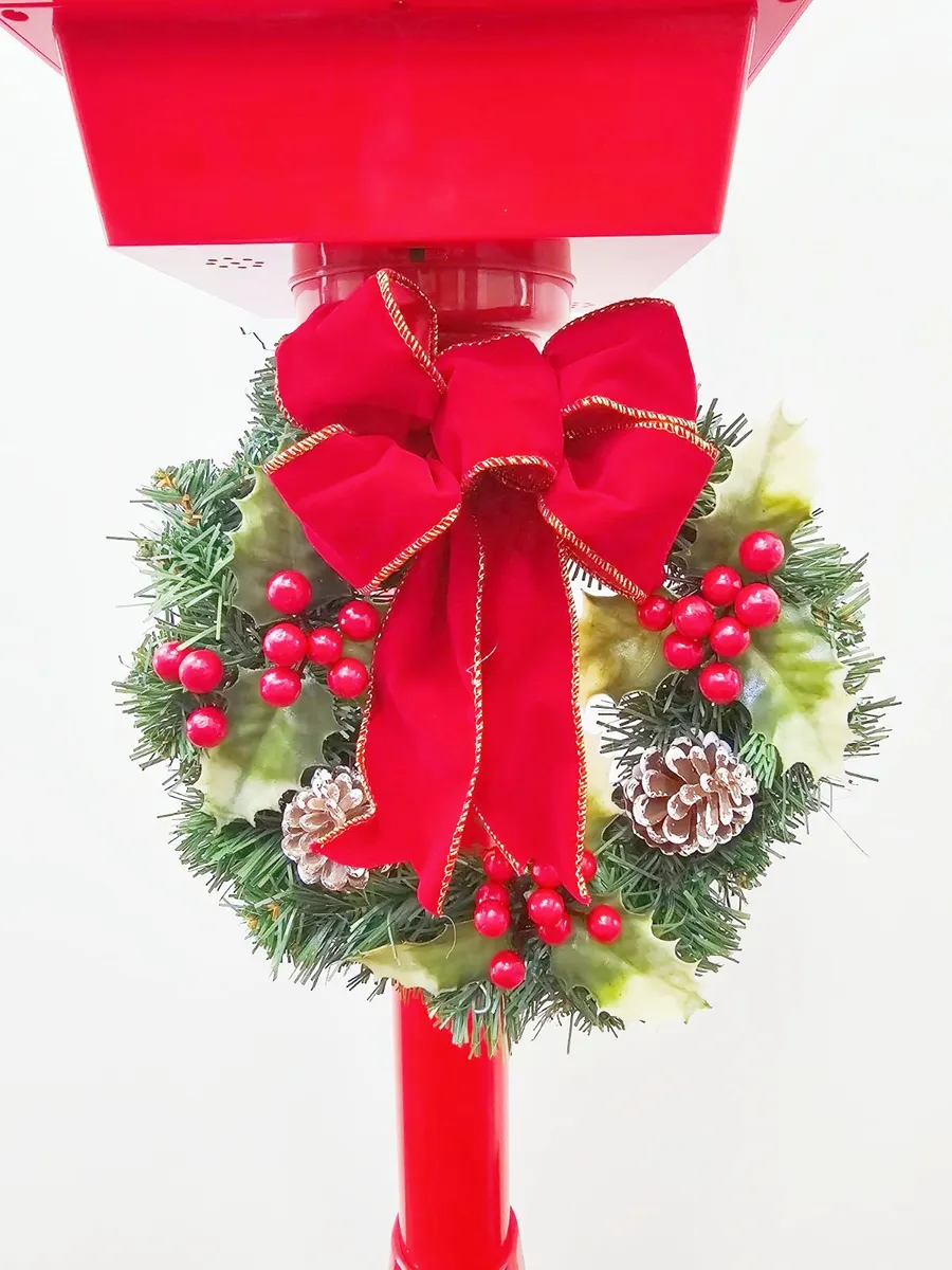 Farol Navideño Con Guirnalda, Luz Led Y Sonido 186cm - Imagen 5