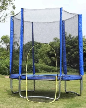 Trampolin Hasta 5 Personas Color Negro Azul 150cmx130cm