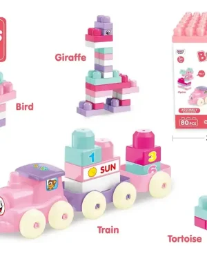 D_NQ_NP_2X_993523-MLC79830703126_102024-F-juego-bloques-de-construccion-multifigura-ninas-80pcs-rosa