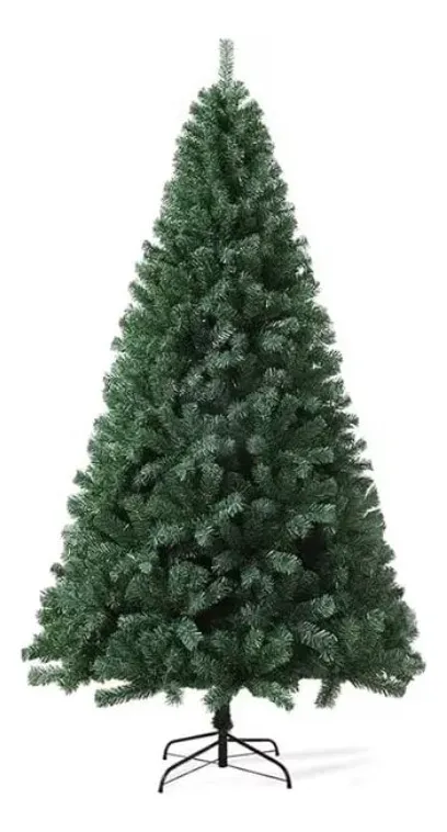 Arbol De Navidad Frondoso Desarmable 210cm Base Metalica