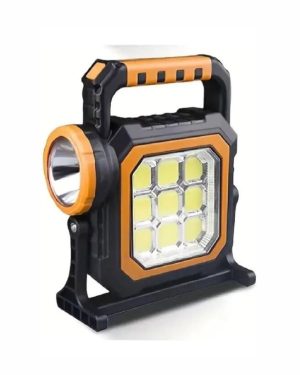 Linterna De Mano Solar, Recargable Y Powerbank Ip44