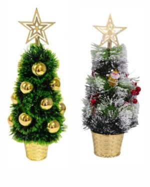Adorno De Navidad Mini Arbolito Decorado 41cm